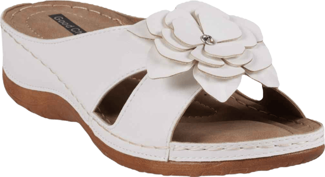 Women's Joy Flower Rosette Comfort Sandals