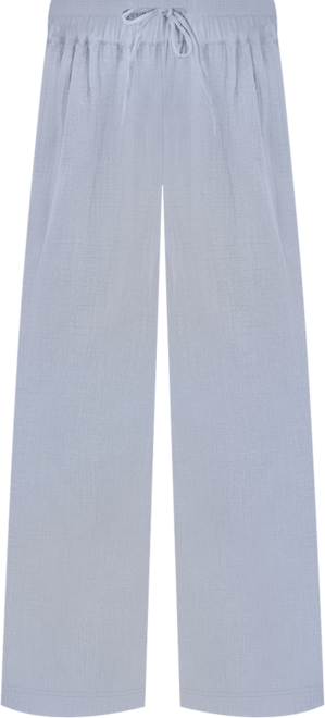 Women's Organic Cotton Coastal Double Gauze Split Hem Pant