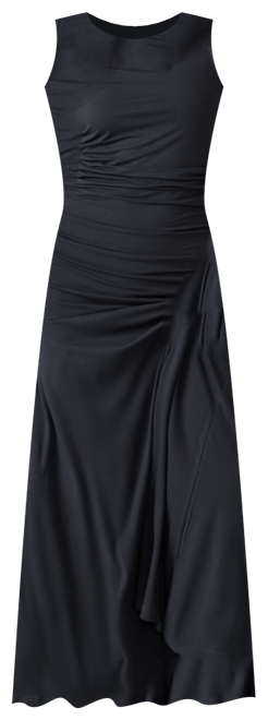 Women's Sleeveless Ruched Jace Dress