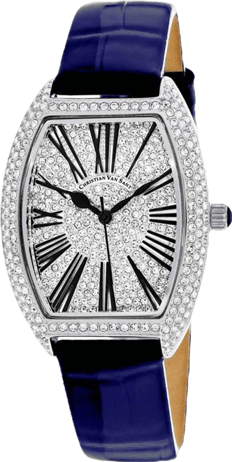 Women's Chic Silver Dial Watch