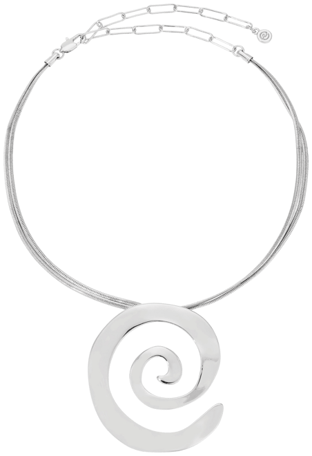 Aura Swirl Pendant Necklace