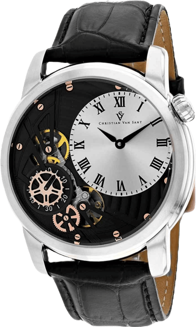 Men's Sprocket Auto-Quartz Silver Dial Watch