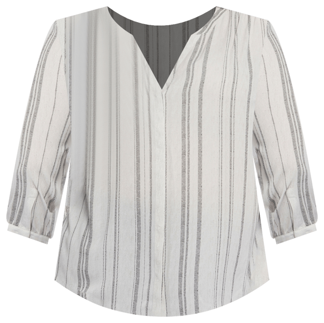 Plus Size Pintuck Blouse