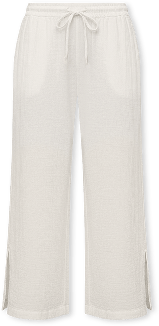 Women's Organic Cotton Coastal Double Gauze Split Hem Pant