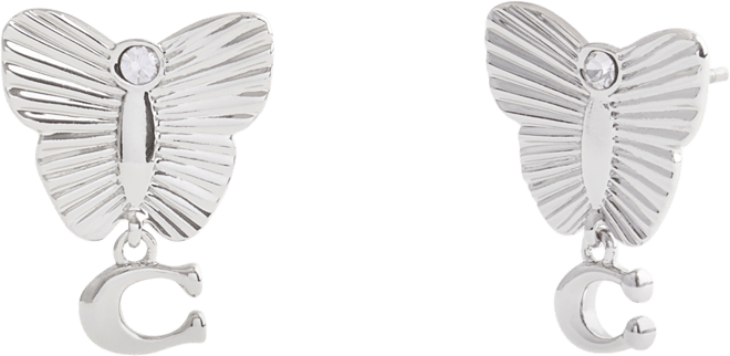 Faux Stone Signature Heritage Butterfly Earrings