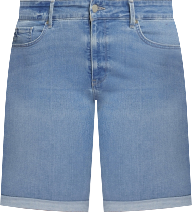 Plus Size Briella Roll Cuff Denim Shorts