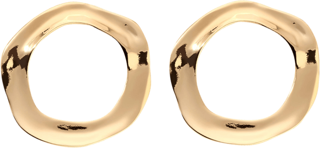 Open Circle Statement Earrings