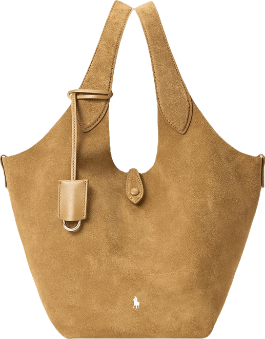 Polo Ralph Lauren Polo Play Suede Medium Tote | Bloomingdale's