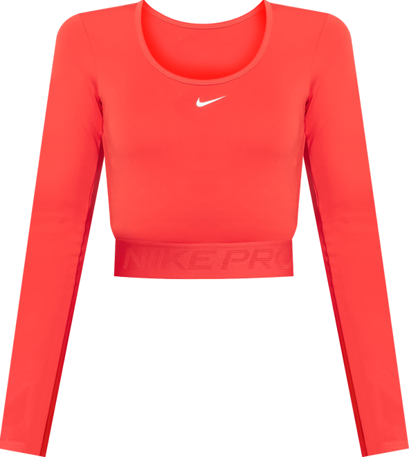 Nike Pro Women's Dri-FIT Cropped Long-Sleeve Top