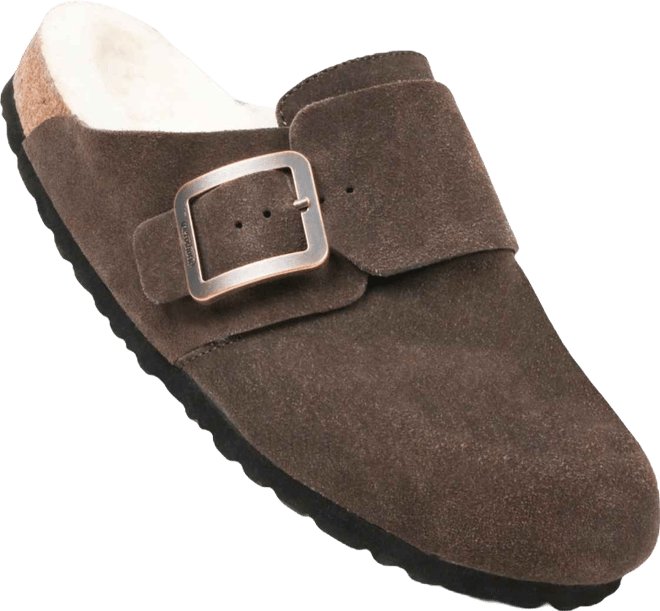 - Atlas Fur Genuine Leather Fur Lined Clogs for Women with Arch Support