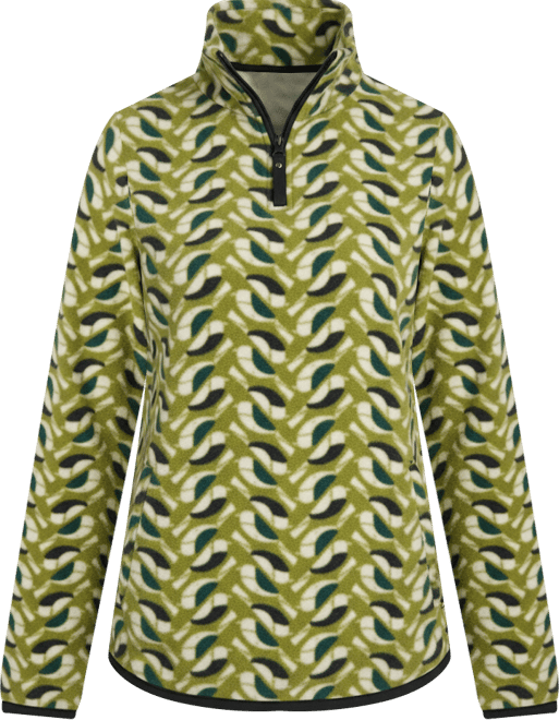 Women's Reena 1/4 Zip Printed Microfleece