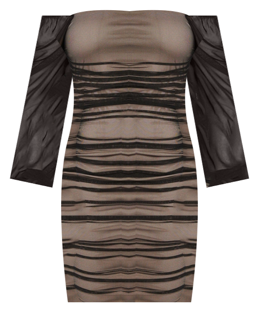 Women's Blouson Sleeve Ruched Midi Dress