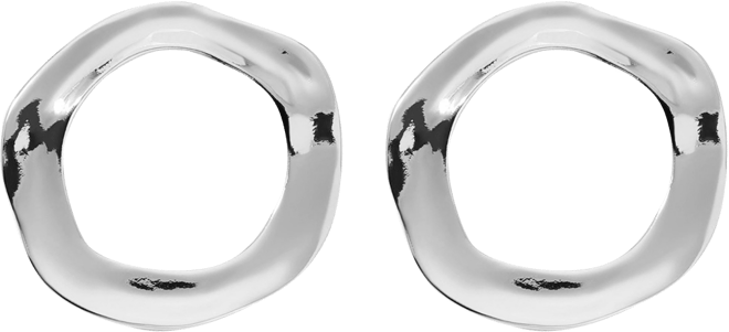 Open Circle Statement Earrings