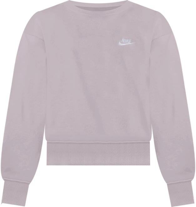 Nike Sportswear Club Fleece Girls' Boxy Crew-Neck Sweatshirt