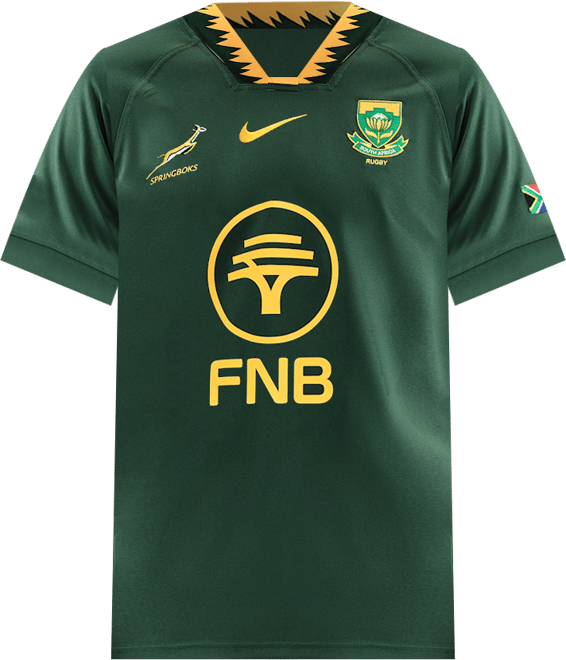 Springboks 2025/26 Stadium Home Men's Nike Rugby Home Replica Top
