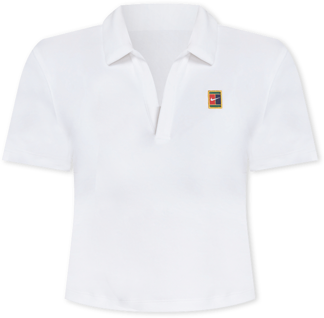 ナイキコート ヘリテージ ウィメンズ ショートスリーブ クロップド テニスポロ