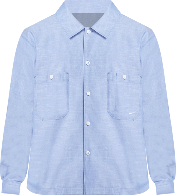 나이키 라이프 남성 샴브레이 긴팔 페인터 탑