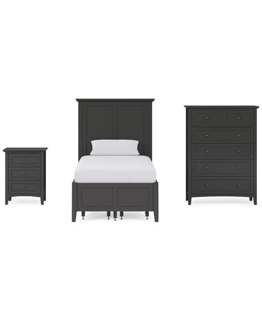 Hedworth Twin 3-Pc. Set (Bed, Chest & Nightstand)