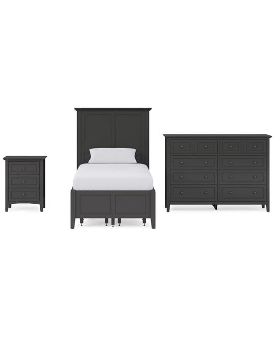 Hedworth Twin Storage 3-Pc. Set (Bed, Dresser & Nightstand)