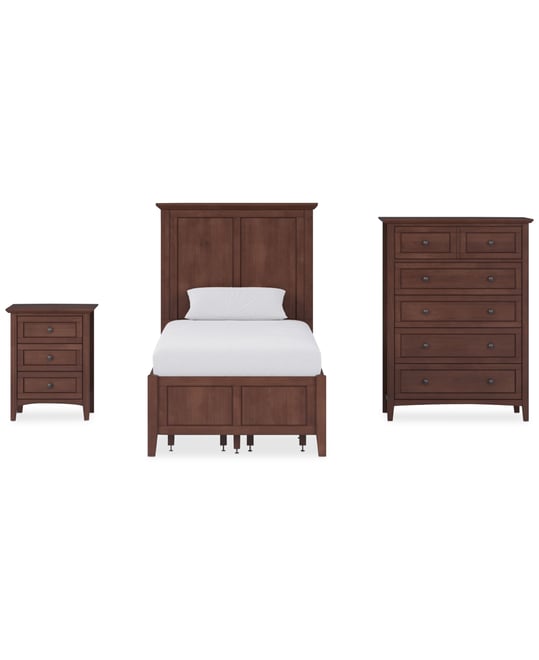 Hedworth Twin Storage 3-Pc. Set (Bed, Chest & Nightstand)