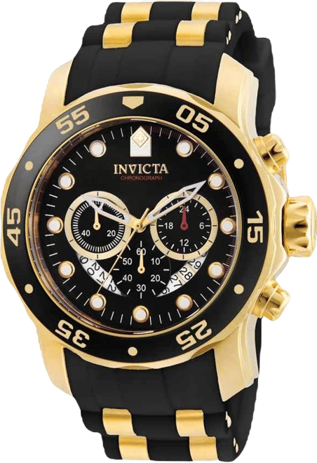 Men's 6981 Pro Diver Quartz Multifunction Black Dial Watch