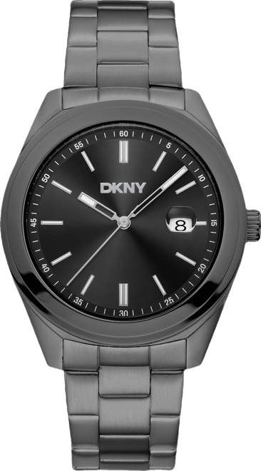 Men's Modernist Classics Gun Metal-Tone Stainless Steel Bracelet Watch, 40mm