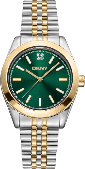 Women's Nolita Midi Dark Green Dial Gold-Two-Tone Stainless Steel Bracelet Watch 32mm