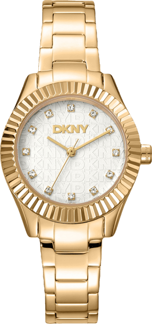 Women's Chambers Glitz Gold-Tone Stainless Steel Bracelet Watch, 30mm