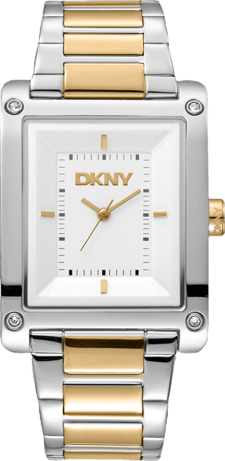 Women's Westside Maxi White Dial Gold Two-Tone Stainless Steel Bracelet Watch 31x41mm