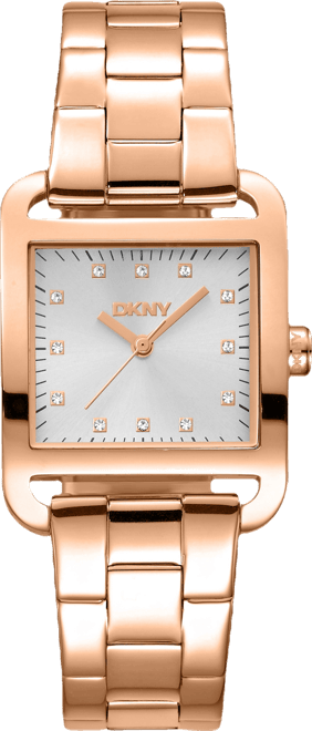 Women's City Midi Rose Gold-Tone Stainless Steel Bracelet Watch, 35mm