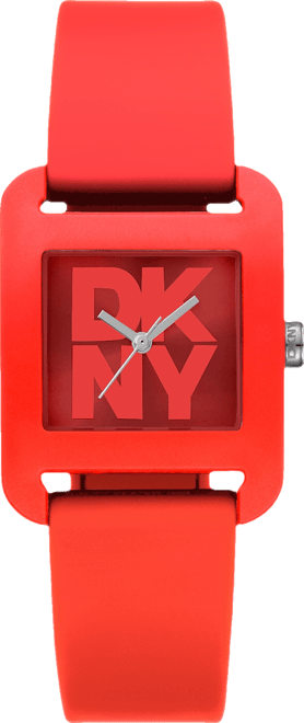 Women's City Sport Red Silicone Strap Watch, 37mm