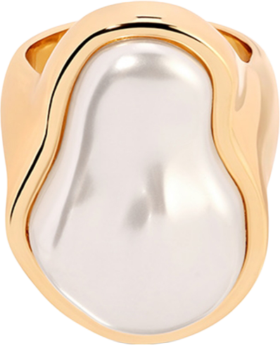 Sea-born Mother of Pearl Statement Ring