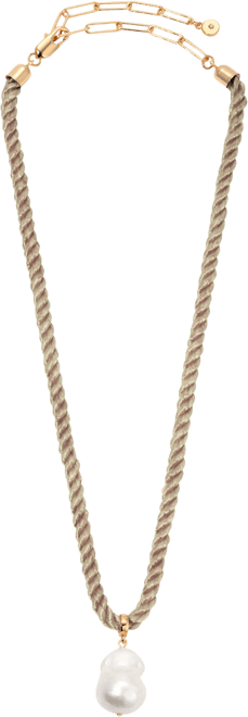 Freshwater Token Pendant Necklace