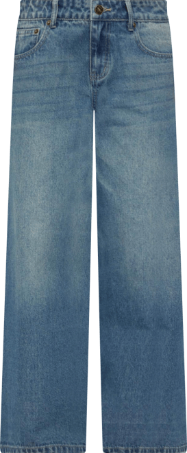 Womens Vyxen Vintage Washed Low Rise Jeans