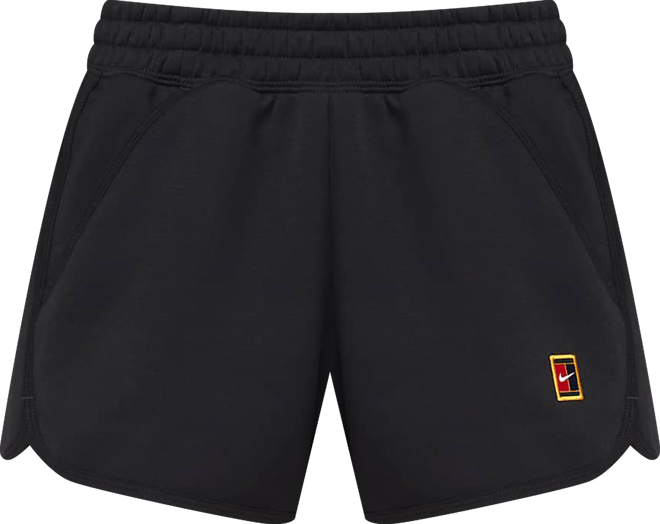 NikeCourt Heritage Women's Mid-Rise Fleece Tennis Shorts