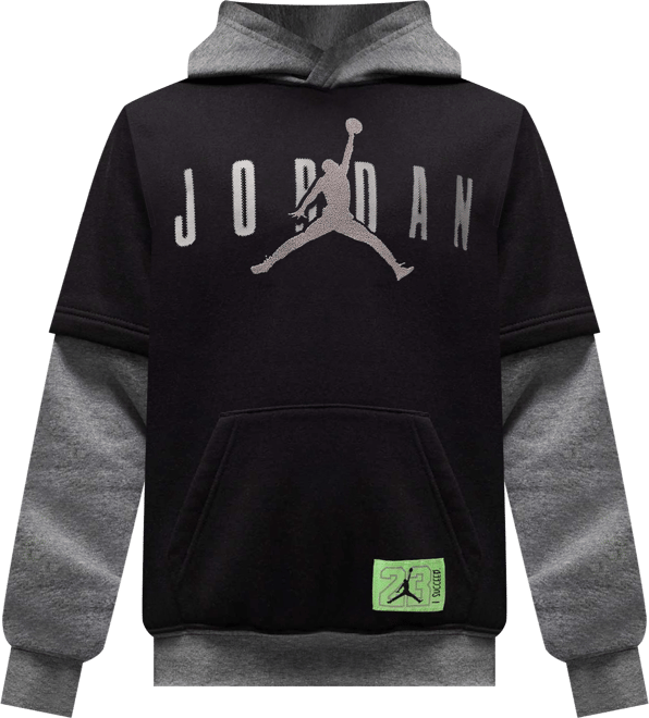 Jordan Sudadera con gorro sin cierre Future Flight para niños talla grande