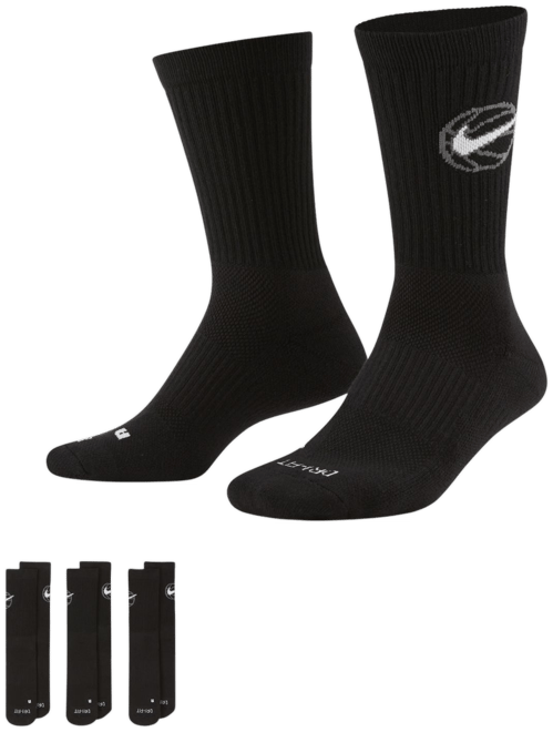 Nike Everyday Crew Basketball Socks (3 Pairs)