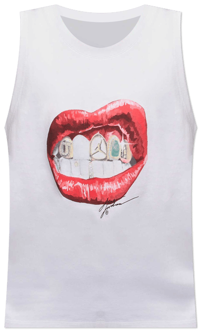 Jordan Flight T-shirt senza maniche con grafica – Donna