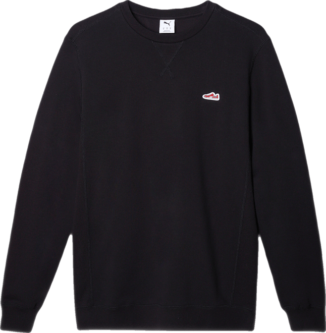 PUMA Wardrobe Essentials Suede Men's Crew Neck Sweatshirt