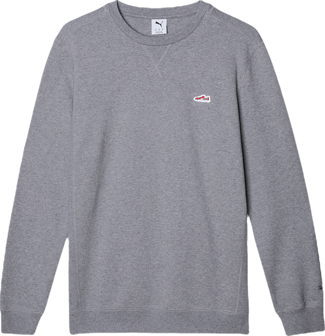 PUMA Wardrobe Essentials Suede Men's Crew Neck Sweatshirt