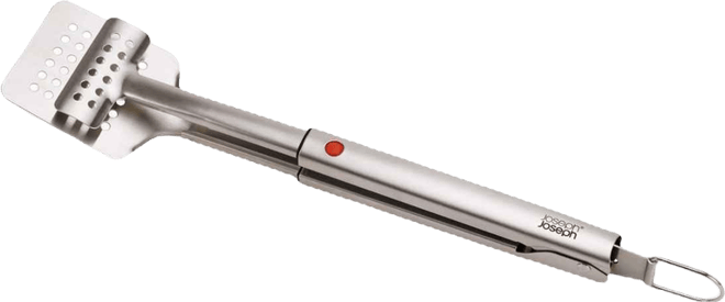 GrillOut 18" Bbq Turner Tongs with Retractable Head