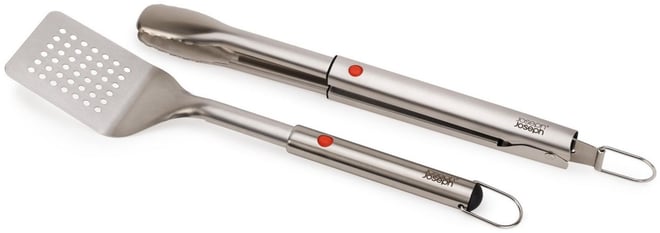 GrillOut 2-Piece Bbq Turner and Tongs Set