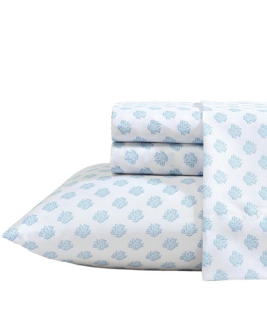 Printed Cooling Microfiber 4-Pc. Sheet Set, Queen