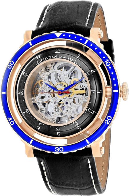 Men's Dome Silver Dial Watch