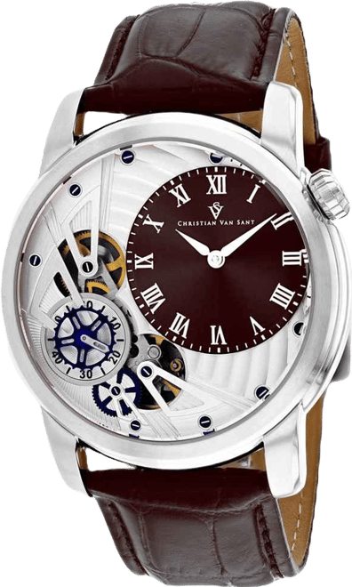 Men's Sprocket Auto-Quartz Brown Dial Watch