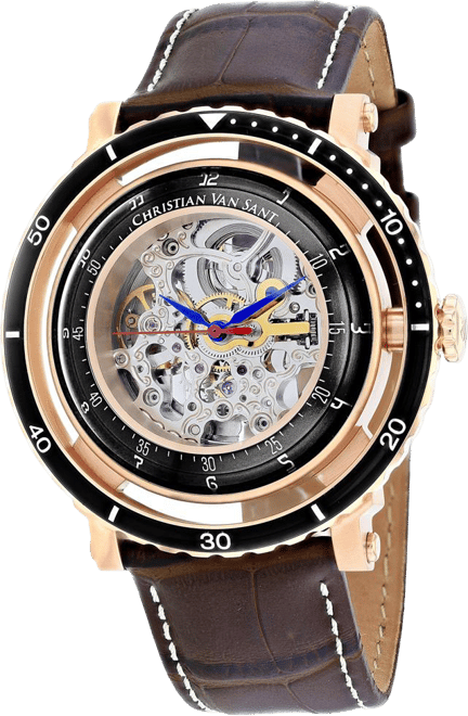 Men's Dome Silver Dial Watch