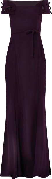 Women's Off-The-Shoulder Mermaid Gown In Crepe