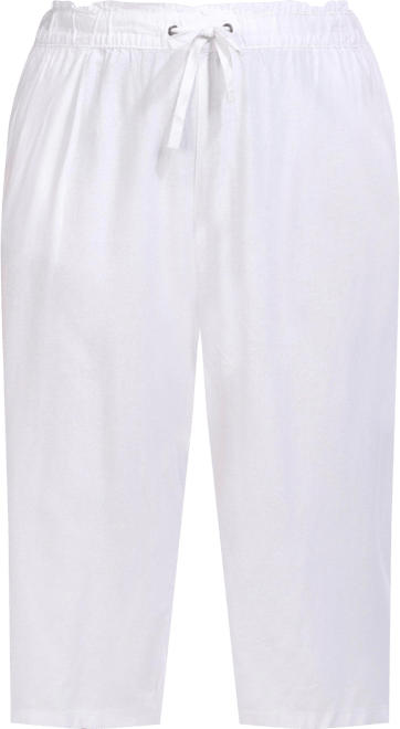 Dash Plus 22 in Linen Blend Capris