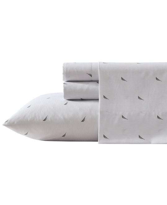 Printed Washed Microfiber 4-Pc. Sheet Set, Queen