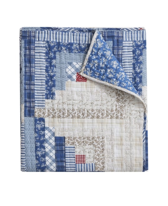 Cotton Reversible Quilted Throw, 50" x 60"